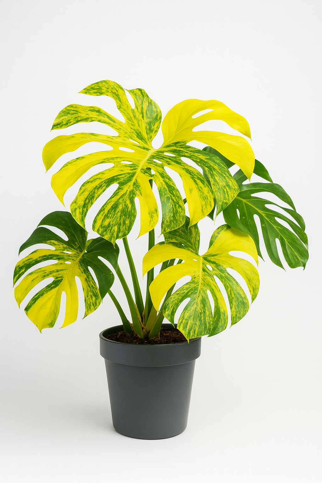 Monstera Lemon PomPom TC Ships 1/7